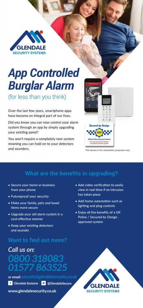 App Controlled Burglar Alarm, Benefits in upgrading, Contact Us Today